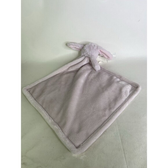 SL Home Fashions Pink Bunny Baby Security Blanket Lovey Plush Rabbit Soft Toy - Picture 5 of 7